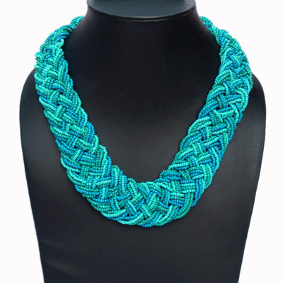 66% OFF on VR Designers Glass Necklace