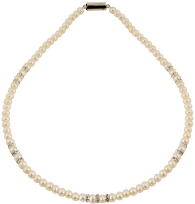 Krishna Pearls & Jewellers Pearls String Alloy Chain