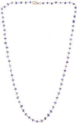 Exotic India Iolite Sterling Silver Chain
