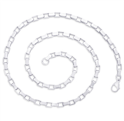 1% OFF on Peora Steel Rectangular Box Chain Stainless Steel Chain