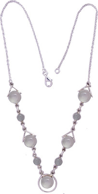 Exotic India Stylish Quartz Sterling Silver Necklace Exotic India Stylish Quartz Sterling Silver Necklace