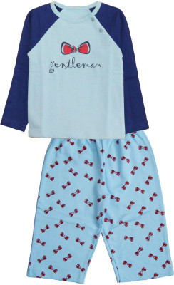 24% OFF on My Little Lambs Baby Boy's Printed Top & Pyjama Set