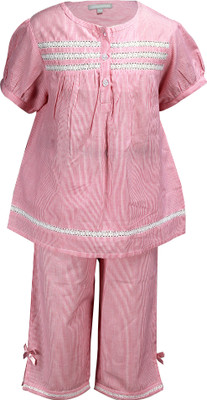 59% OFF on Shopper Tree Girl's Striped Top & Pyjama Set 59% OFF on Shopper Tree Girl's Striped Top & Pyjama Set