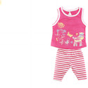 54% OFF on Cheeky Duck Baby Girl's Self Design Top & Capri Set 54% OFF on Cheeky Duck Baby Girl's Self Design Top & Capri Set