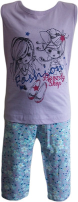 26% OFF on Instyle Girl's Self Design T-shirt & Three-forth Set 26% OFF on Instyle Girl's Self Design T-shirt & Three-forth Set