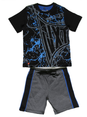 8% OFF on Prince And Princess Boy's Printed Top & Shorts Set