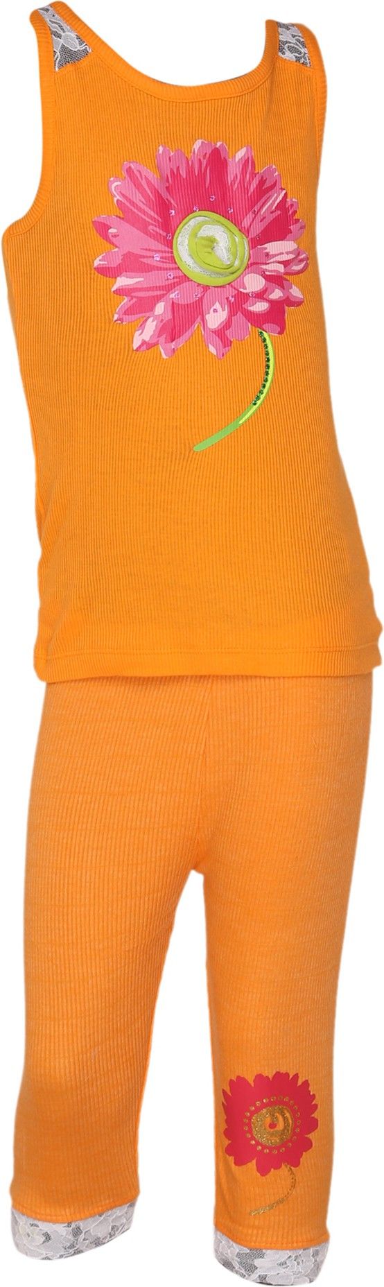 75% OFF on EverSaver Girl's Applique Top & Capri Set 75% OFF on EverSaver Girl's Applique Top & Capri Set