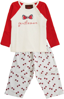 24% OFF on My Little Lambs Baby Boy's Printed Top & Pyjama Set