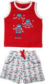 55% OFF on FS Mini Klub Sleepwear Baby Boy's Printed Top & Shorts Set