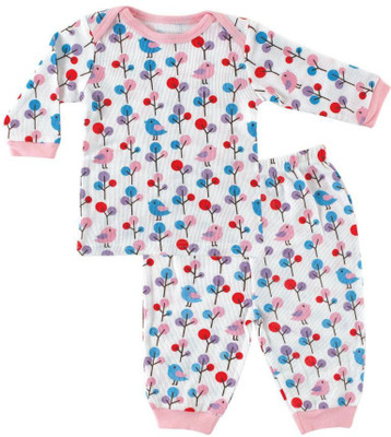 Hudson Baby Baby Girl's Printed Top & Pyjama Set Hudson Baby Baby Girl's Printed Top & Pyjama Set