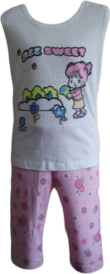 26% OFF on Instyle Girl's Self Design T-shirt & Three-forth Set 26% OFF on Instyle Girl's Self Design T-shirt & Three-forth Set