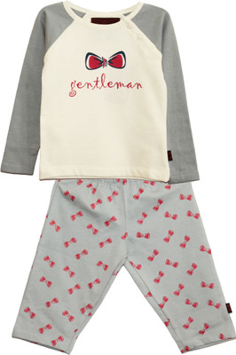 24% OFF on My Little Lambs Baby Boy's Printed Top & Pyjama Set