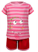 68% OFF on Jazzup Beautifull Nightdress Girl's Printed Top & Shorts Set