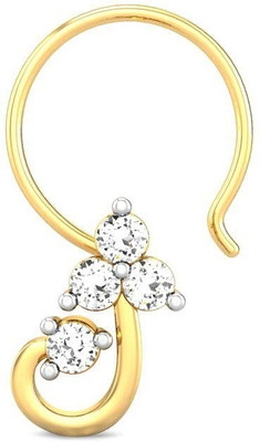 20% OFF on Candere Sidnev Diamond Nose Pin Rhodium Plated Yellow Gold Nose Stud 20% OFF on Candere Sidnev Diamond Nose Pin Rhodium Plated Yellow Gold Nose Stud