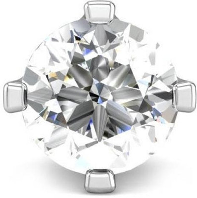 Candere Suzan Diamond Rhodium Plated White Gold Nose Stud