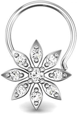5% OFF on Candere Michelle Diamond Rhodium Plated White Gold Nose Stud