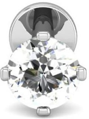 4% OFF on Candere Dazi Diamond Rhodium Plated White Gold Nose Stud
