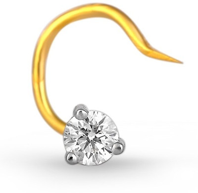15% OFF on Diti Jewellery Gold Nose Stud