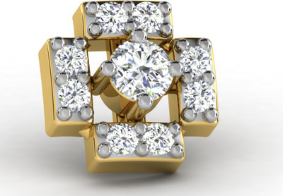 22% OFF on Sparkles NP10915 Diamond 18K Yellow Gold Plated Gold Nose Stud