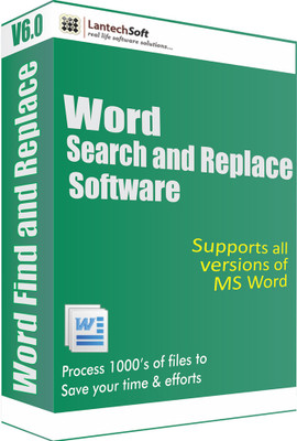50% OFF on LantechSoft Word Search and Replace Software 50% OFF on LantechSoft Word Search and Replace Software