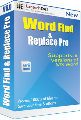 50% OFF on Lantech Soft Advance Word Find & Replace Pro 50% OFF on Lantech Soft Advance Word Find & Replace Pro