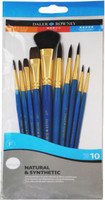 Daler-Rowney Bright, Filbert, Round, Flat Paint Brush: Paint Brush
