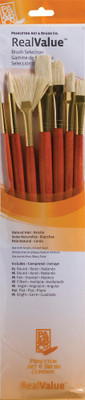 Princeton Real Value Round, Bright, Filbert, Fan, Flat, Angular Paint Brushes