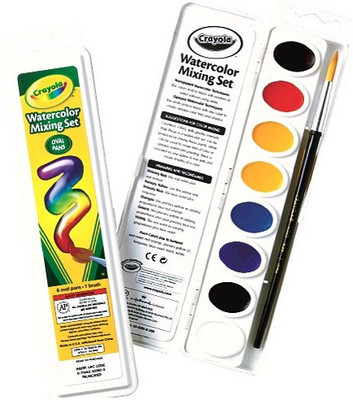 Crayola Oval Pans Watercolor Jar Crayola Oval Pans Watercolor Jar
