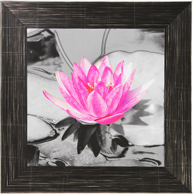 49% OFF on Om Arts Water Lilly Reprint Oil Painting 8 inch x 8 inch