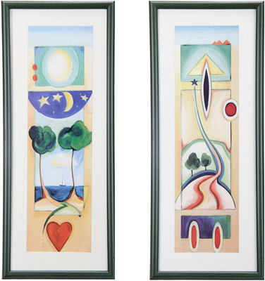 49% OFF on Om Arts Wall Decor Reprint Oil Painting 16 inch x 8 inch