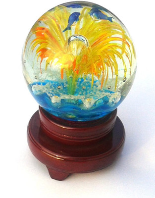 40% OFF on Gooddeals Glow In Dark Globe Glass Paper Weights with Transperant