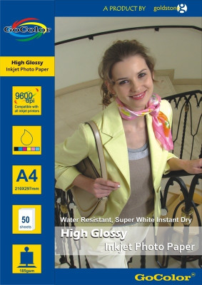 22% OFF on GoColor High Glossy 185 GSM - 50 Sheets Inkjet Photo Paper Unruled A4 Photo Printing Paper 22% OFF on GoColor High Glossy 185 GSM - 50 Sheets Inkjet Photo Paper Unruled A4 Photo Printing Paper