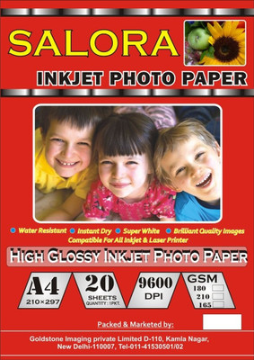 31% OFF on Salora 180 GSM Cast Coated ( 20 Sheets ) Unruled A4 Printing Paper 31% OFF on Salora 180 GSM Cast Coated ( 20 Sheets ) Unruled A4 Printing Paper