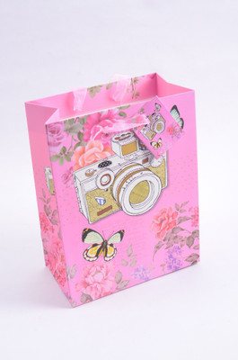 Enwraps Vibrant Series Camera Print Medium (3 pcs) Printed Party Bag