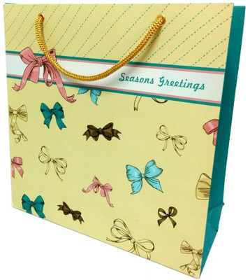 PrintSpeaks Bows Design Medium Contemporary Printed Party Bag PrintSpeaks Bows Design Medium Contemporary Printed Party Bag