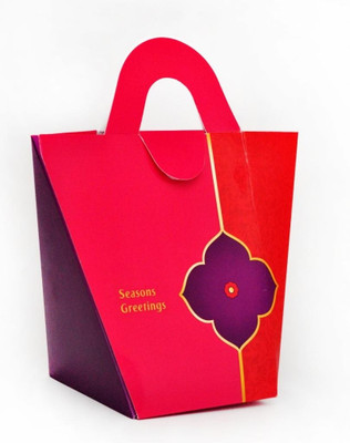 PrintSpeaks Handbag Floweret Design Gift Box Printed Party Bag PrintSpeaks Handbag Floweret Design Gift Box Printed Party Bag