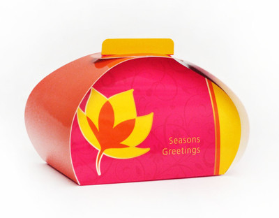 PrintSpeaks Clutch Lotus Design Gift Box Printed Party Bag PrintSpeaks Clutch Lotus Design Gift Box Printed Party Bag
