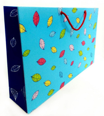 PrintSpeaks Autumn Leaves Design Large Contemporary Printed Party Bag PrintSpeaks Autumn Leaves Design Large Contemporary Printed Party Bag