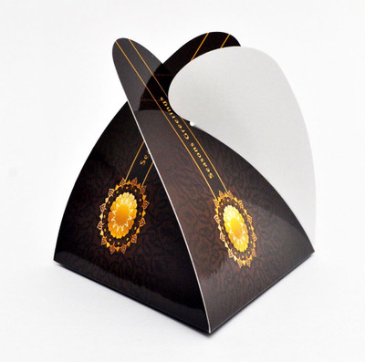 PrintSpeaks Pyramid Dazzle Design Gift Box Printed Party Bag PrintSpeaks Pyramid Dazzle Design Gift Box Printed Party Bag