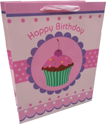 Shop A Party Happy Birthday Cupcake Printed Party Bag Shop A Party Happy Birthday Cupcake Printed Party Bag