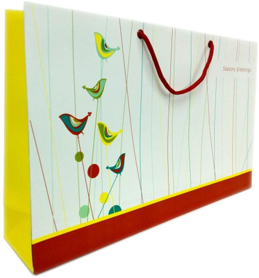 PrintSpeaks Kooky Birds Design Large Contemporary Printed Party Bag