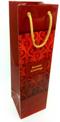 PrintSpeaks Grandiose Design Bottle Shape Gift Printed Party Bag PrintSpeaks Grandiose Design Bottle Shape Gift Printed Party Bag