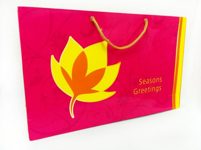 PrintSpeaks Lotus Design Large Gift Printed Party Bag PrintSpeaks Lotus Design Large Gift Printed Party Bag