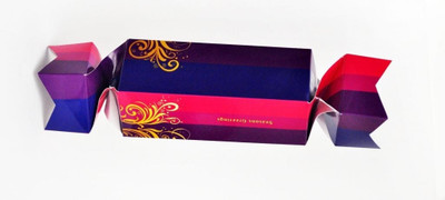 PrintSpeaks Toffee Sparkle Design Gift Box Large Printed Party Bag PrintSpeaks Toffee Sparkle Design Gift Box Large Printed Party Bag