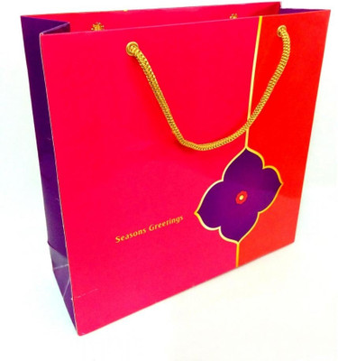 PrintSpeaks Floweret Design Medium Gift Printed Party Bag PrintSpeaks Floweret Design Medium Gift Printed Party Bag