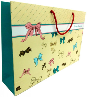 PrintSpeaks Bows Design Large Contemporary Printed Party Bag PrintSpeaks Bows Design Large Contemporary Printed Party Bag