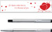 Parker Vector Valentine Edition Stainless Steel CT Roller Ball Pen