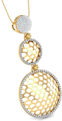 20% OFF on Aurobliss.com 3 Tier Joy 18K Cubic Zirconia Yellow Gold Pendant