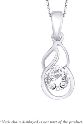 1% OFF on Peora Rhodium Plated Silver Pendant