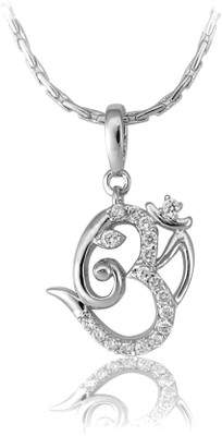 50% OFF on Infinity Ganesha with Om Rhodium Plated Brass Pendant